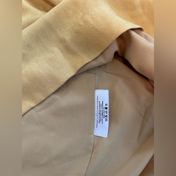 MM Lafleur Yellow Textured Skirt - Picture 6 of 6